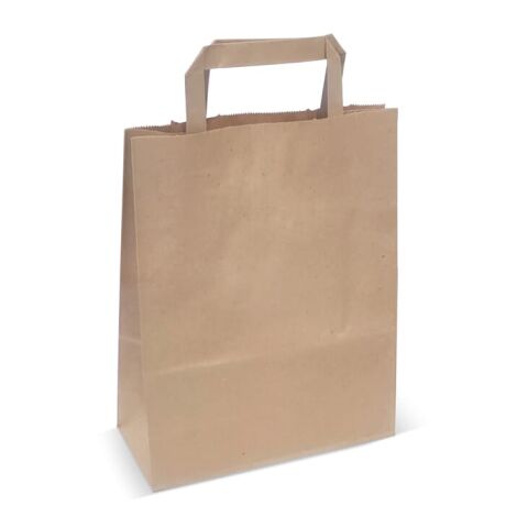 Papiertüte 70g/m² 28x10x22cm Braun | ohne Werbeanbringung | Nicht verfügbar | Nicht verfügbar | Nicht verfügbar