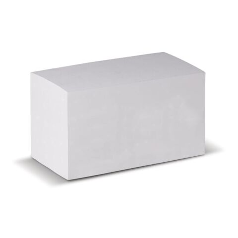 Rechteckiger Zettelblock 15x8x8.5cm Weiss | ohne Werbeanbringung | Nicht verfügbar | Nicht verfügbar | Nicht verfügbar