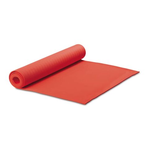 Fitness-Yogamatte mit Trageriemen Rot Weiß | ohne Werbeanbringung | Nicht verfügbar | Nicht verfügbar | Nicht verfügbar