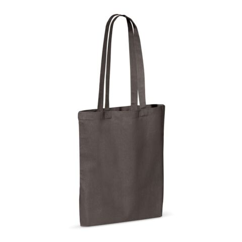 Werbeartikel Umhängetasche Baumwolle OEKO-TEX® 140g/m² 38x42cm – Grau – Jutebeutel / Stoffbeutel / Baumwolltasche / Stofftasche mit Logo bedruckt
