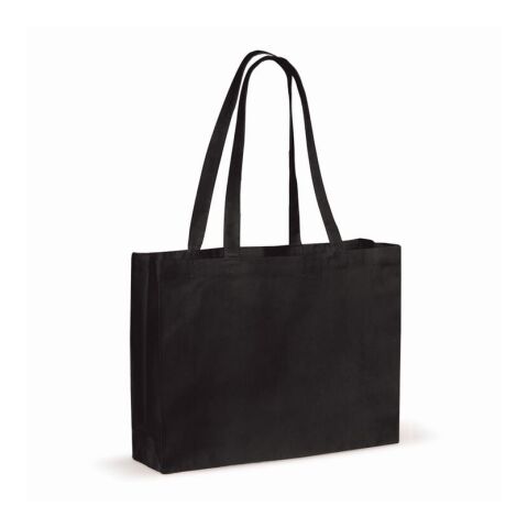Tasche aus recycelter Baumwolle 140g/m² 49x14x37cm Schwarz | ohne Werbeanbringung | Nicht verfügbar | Nicht verfügbar | Nicht verfügbar