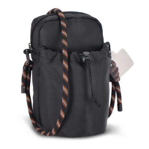 Croaabody Flaschenhalter-Tasche mit Paracord-Gurt schwarz | ohne Werbeanbringung | Nicht verfügbar | Nicht verfügbar