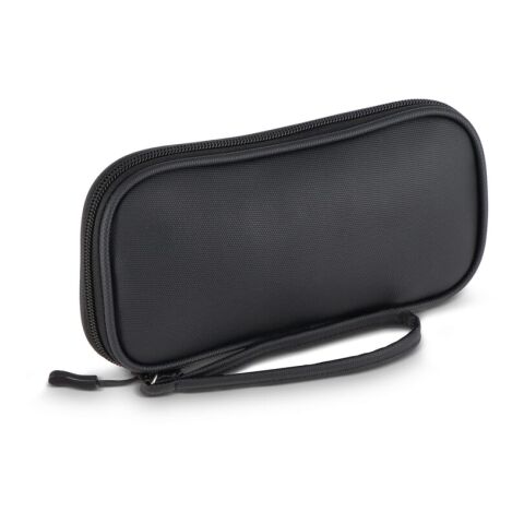rPET PU-beschichtete 210D Kyra-Organizer-Etui 20 x 11,5 x 2 cm schwarz | ohne Werbeanbringung | Nicht verfügbar | Nicht verfügbar
