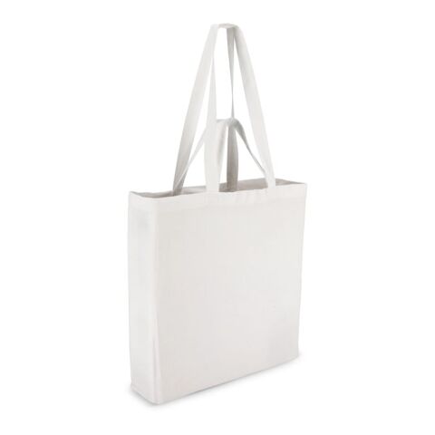 Tragetasche aus Baumwolle OEKO-TEX® 38 x 10 x 42cm 140g/m² Weiss | ohne Werbeanbringung | Nicht verfügbar | Nicht verfügbar