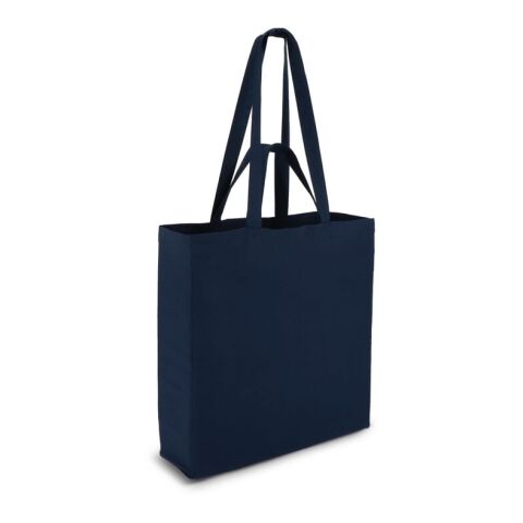 Tragetasche aus Baumwolle OEKO-TEX® 38 x 10 x 42cm 140g/m² Dunkelblau | ohne Werbeanbringung | Nicht verfügbar | Nicht verfügbar