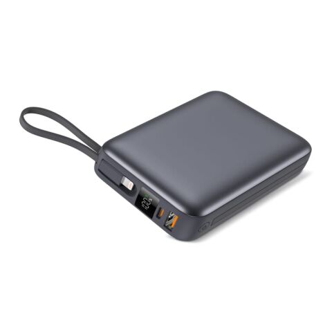 Nova Powerbank 22,5 W Power Delivery mit integrierten Kabeln 20000 mAh Dunkelgrau | ohne Werbeanbringung | Nicht verfügbar | Nicht verfügbar