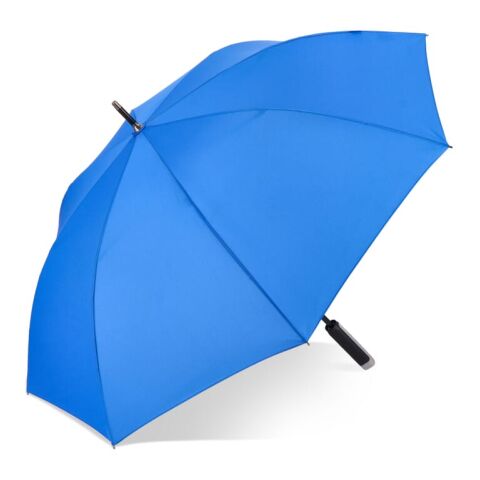 Werbeartikel Emerantia 190T Pongee 23" Stockschirm Auto offen – Blau Weiss – mit Logo bedruckt