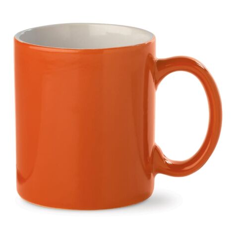 Werbeartikel Tasse Oslo 300 ml – orange – mit Logo bedruckt