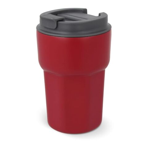 Werbeartikel T-ceramic Thermobecher mit Deckel Zambezi 350 ml – dunkelrot – mit Logo bedruckt
