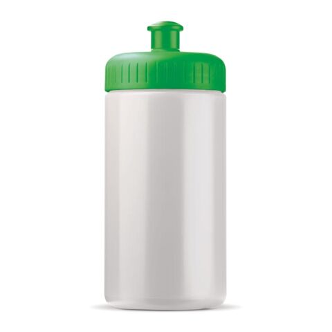 Sportflasche classic 500ml Weiss-Grün | ohne Werbeanbringung | Nicht verfügbar | Nicht verfügbar | Nicht verfügbar