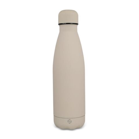 Werbeartikel R-Swing Soft Touch 500ml – Beige – mit Logo bedruckt