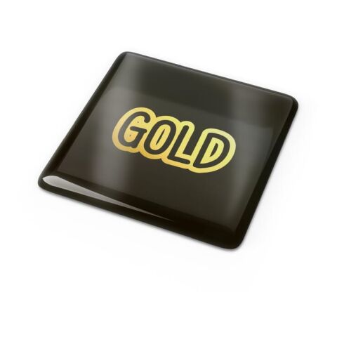 Doming Quadrat 25x25 mm Gold | ohne Werbeanbringung | Nicht verfügbar | Nicht verfügbar | Nicht verfügbar