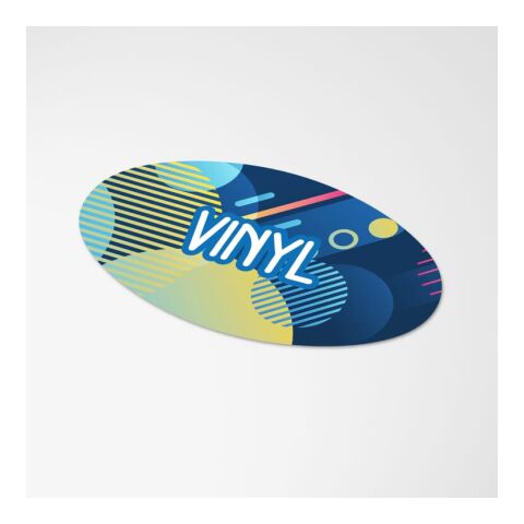 Vinyl Sticker Oval 60x35mm
