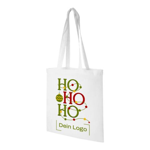 *Christmas* Madras Tasche Weiß | Ho Ho Ho | 4C DTF Transfer