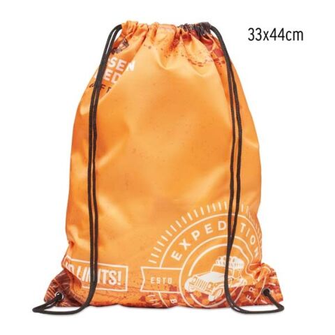 Beutel mit Kordelzug aus Polyester weiß | 33 x 44 cm | ohne Werbeanbringung