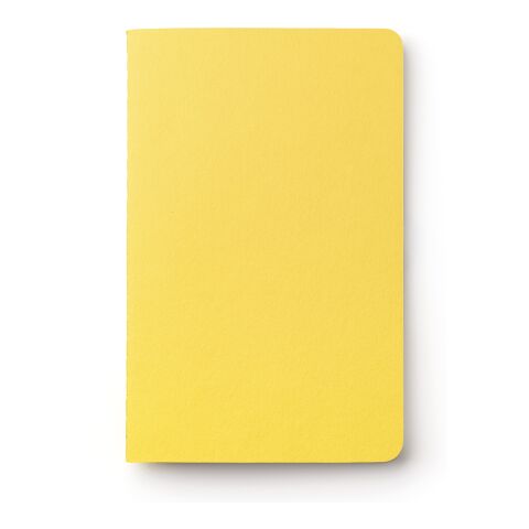 Werbegeschenk Notizbuch mishmash MM01 – gelb – mit Logo bedruckt für den Büroalltag
