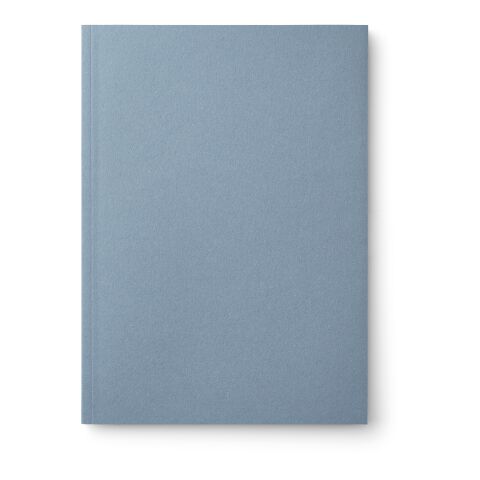 Werbeartikel Notizbuch Medium by mishmash – hellblau – mit Logo bedruckt