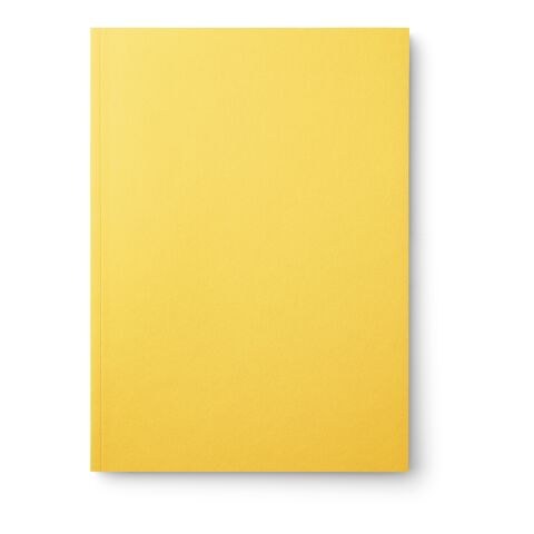 Werbeartikel Notizbuch Medium by mishmash – gelb – mit Logo bedruckt