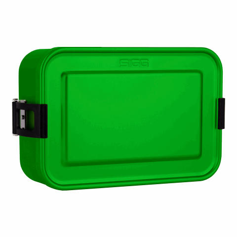 SIGG Lunchbox Plus S Flat grün-schwarz | 4-farbiger Siebdruck