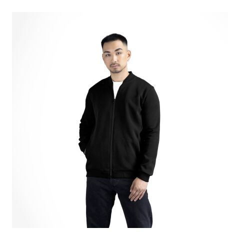 College Jacke black schwarz | XXL | ohne Werbeanbringung | ohne Werbeanbringung | ohne Werbeanbringung
