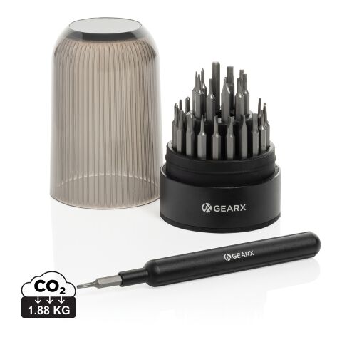 Gear X 31-in-1-Multifunktions-Schraubendreher-Set schwarz | ohne Werbeanbringung | Nicht verfügbar | Nicht verfügbar