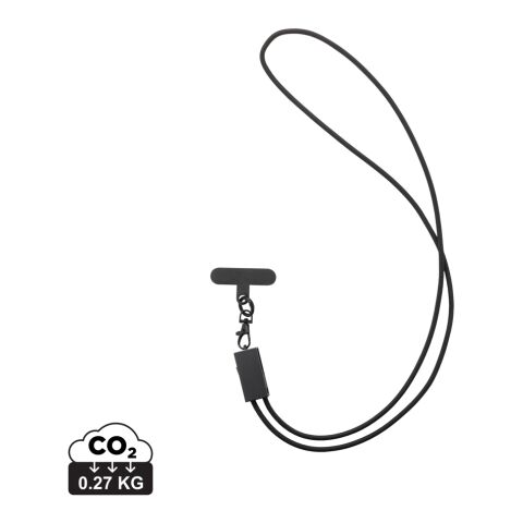 Terra duales Ladekabel aus RCS recyceltem PET mit Lanyard
