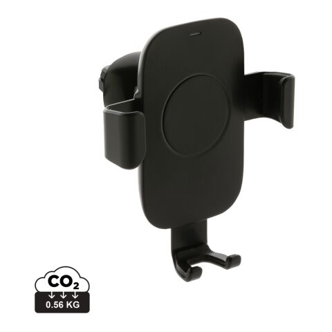 10W Wireless Charging Autohalter aus RCS Plastik schwarz | ohne Werbeanbringung | Nicht verfügbar | Nicht verfügbar