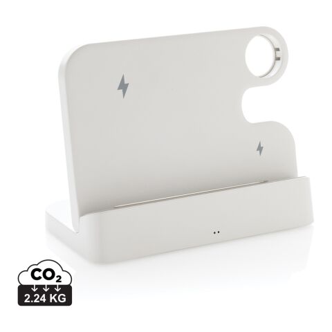 Joltz dual 15W-Ladegerät aus RCS rec. ABS mit iWatch-Slot
