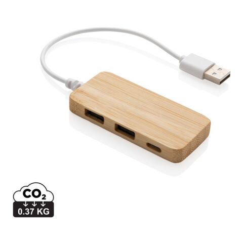 Bambus-Hub mit Type-C