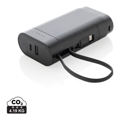 CycleCell 10.000mah Powerbank mit herausnehmbarer Batterie schwarz | ohne Werbeanbringung | Nicht verfügbar | Nicht verfügbar