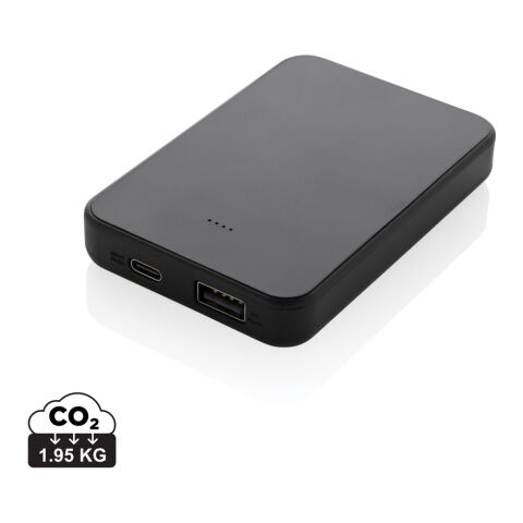 Boostcore 5.000mAh Powerbank aus RCS rec. Kunststoff schwarz | ohne Werbeanbringung | Nicht verfügbar | Nicht verfügbar
