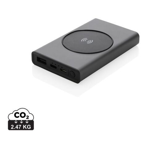 Terra 5000mAh Powerbank aus RCS Aluminium, 5W Wireless