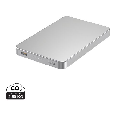 Urban Vitamin Marin 5.000mAh magnet. 15W Wireless Powerbank silber