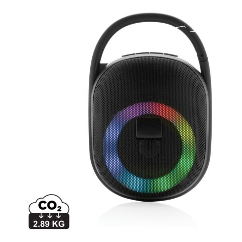 Lightboom 5W Clip-Lautsprecher aus RCS recyceltem Kunststoff schwarz | ohne Werbeanbringung | Nicht verfügbar | Nicht verfügbar