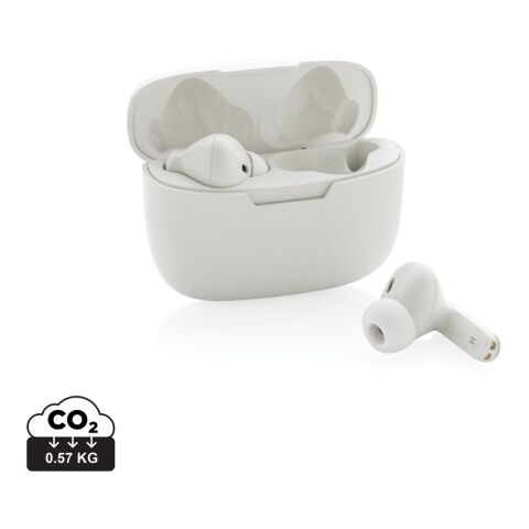 Liberty Pro TWS-Ohrhörer aus recyceltem RCS-ABS weiß | ohne Werbeanbringung | Nicht verfügbar | Nicht verfügbar