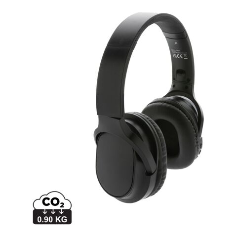 Elite Faltbarer kabelloser Kopfhörer aus RCS Kunststoff schwarz | ohne Werbeanbringung | Nicht verfügbar | Nicht verfügbar