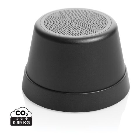 Nivio magnetischer 5W-Speaker aus RCS recyceltem Aluminium schwarz | ohne Werbeanbringung | Nicht verfügbar | Nicht verfügbar