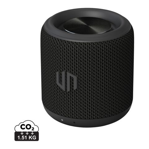 Werbeartikel Urban Vitamin Oceanside 3W-Speaker aus RCS rec. Kunststoff – schwarz – mit Logo bedruckt