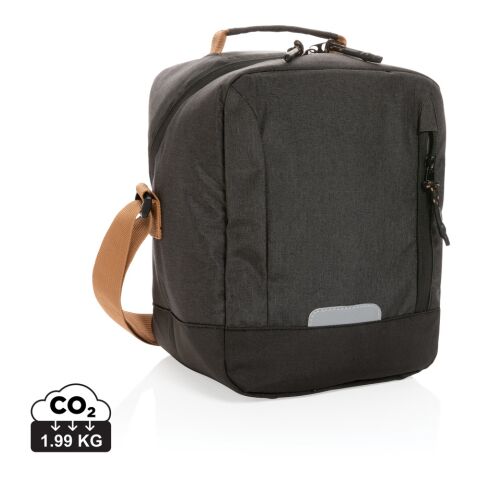 Werbeartikel Impact AWARE Urban Outdoor Kühltasche – schwarz – mit Logo bedruckt
