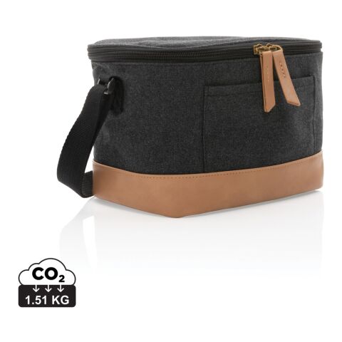 Impact AWARE™ 16 oz. rCanvas Kühltasche 6 Dosen schwarz | ohne Werbeanbringung | Nicht verfügbar | Nicht verfügbar