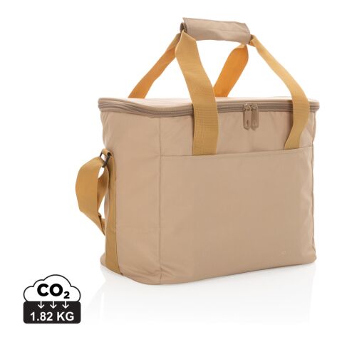 Werbeartikel Impact AWARE große Kühltasche – braun – mit Logo bedruckt