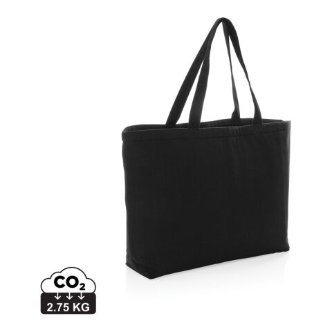 Impact Aware™ 285g/m² große, ungefärbte Rcanvas-Kühltasche schwarz | ohne Werbeanbringung | Nicht verfügbar | Nicht verfügbar