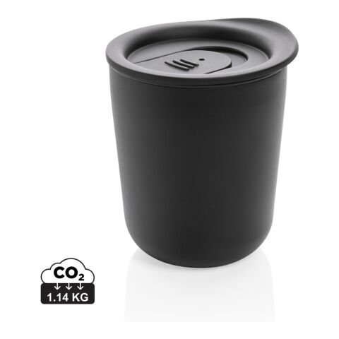 Antimikrobieller Kaffeebecher im klassischen Design schwarz | ohne Werbeanbringung | Nicht verfügbar | Nicht verfügbar