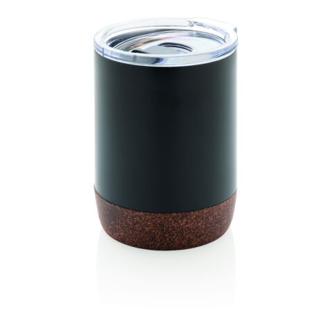 Vakuum-Tasse mit Kork-Details schwarz | ohne Werbeanbringung | Nicht verfügbar | Nicht verfügbar | Nicht verfügbar