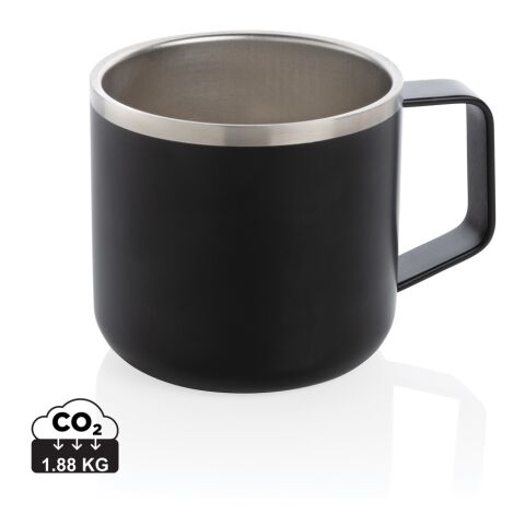 Stainless-Steel Camping-Tasse schwarz | ohne Werbeanbringung | Nicht verfügbar | Nicht verfügbar