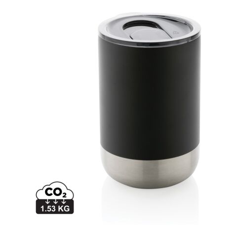 Werbeartikel RCS recycelter Stainless Steel Becher – schwarz