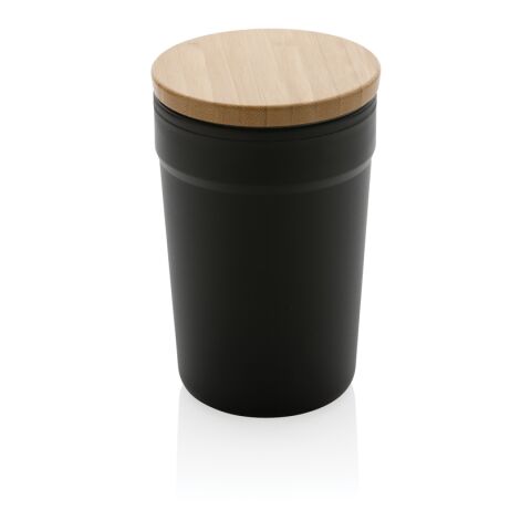 GRS Recycelt PP-Becher mit FSC®-Bambusdeckel