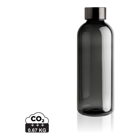Auslaufsichere Trinkflasche mit Metalldeckel schwarz | ohne Werbeanbringung | Nicht verfügbar | Nicht verfügbar