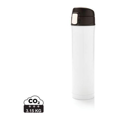 Easy Lock Vakuum Flasche weiß-schwarz | ohne Werbeanbringung | Nicht verfügbar | Nicht verfügbar | Nicht verfügbar