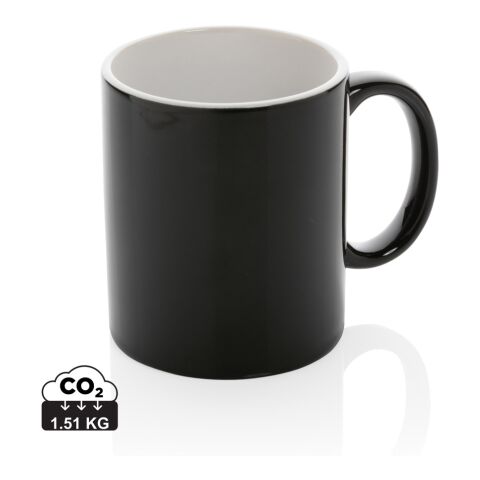 Basic Keramiktasse schwarz | ohne Werbeanbringung | Nicht verfügbar | Nicht verfügbar